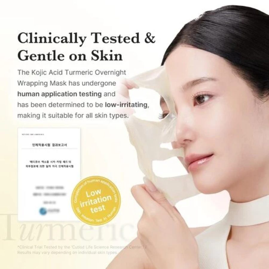 Medicube Kojic Acid Turmeric Overnight Wrapping Peel Off Mask