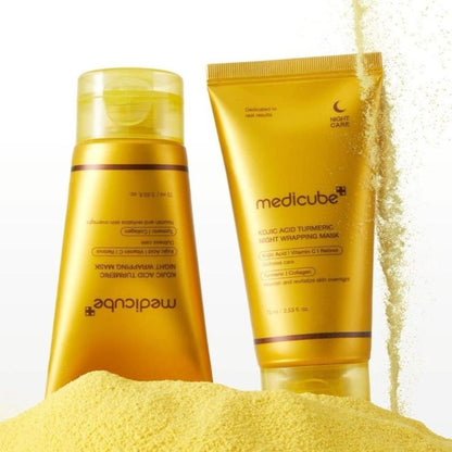 Medicube Kojic Acid Turmeric Overnight Wrapping Peel Off Mask